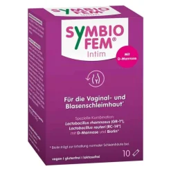 Symbiofem Intim Milchsäurebakterien mit D-Mannose, 10 St