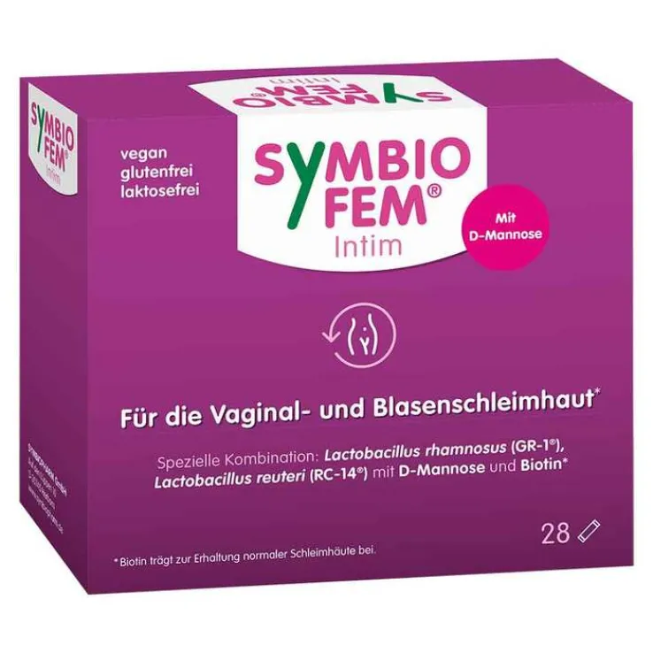 Symbiofem Intim Milchsäurebakterien mit D-Mannose, 28 St