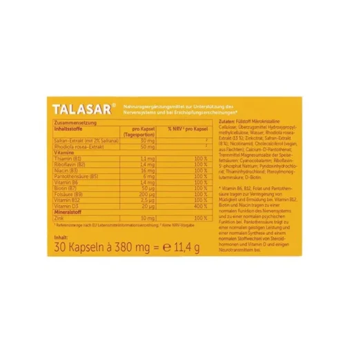 Talasar Kapseln, 30 St