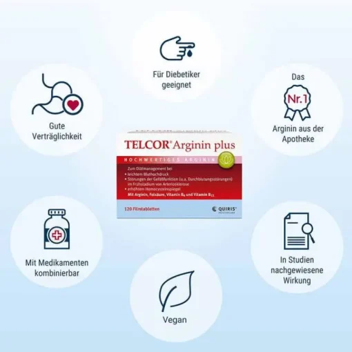 TELCOR® Arginin plus Filmtabletten, 120 St