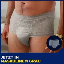 TENA® MEN ACTIVE FIT Pants Normal grau S/M bei Inkontinenz, 12 St