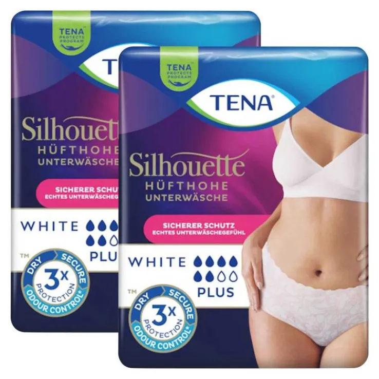 Tena Silhouette Plus L white Inkontinenz Pants, 2X10 St