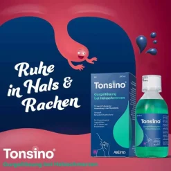 Tonsino Gurgellösung bei Halsschmerzen, 240 ml