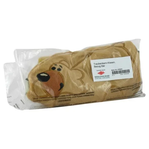 Traubenkern Kissen Grünspecht mit Bezug Bär, 1 St