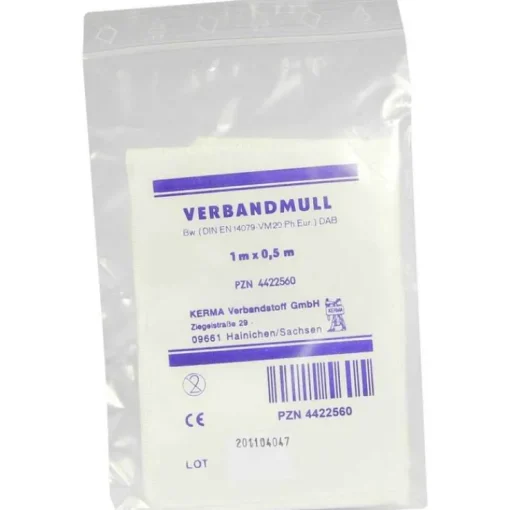 Verbandmull 0,5x1m unsteril, 1 St