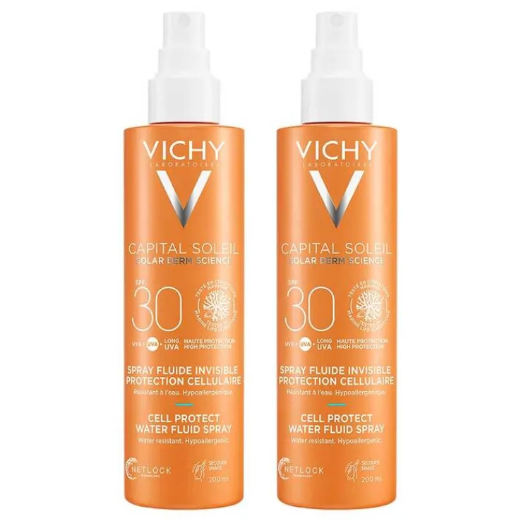 Vichy Capital Soleil Cell Protect Spray LSF 30 , 2x200 ml