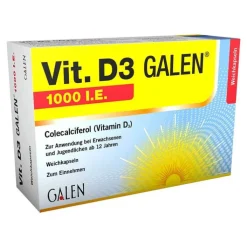 Vit. D3 GALEN 1000 I.E. Weichkapseln, 200 St