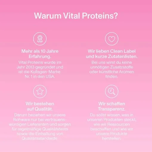 Vital Proteins Beauty Collagen Erdbeere Zitrone, 271 g