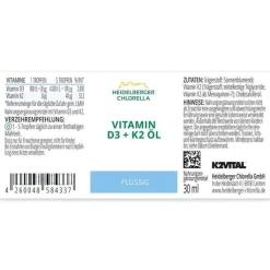 Vitamin D3 + K2 Öl Tropfen zum Einnehmen, 30 ml
