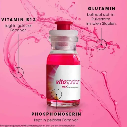 vitasprint B12 Trinkfläschchen mit Vitamin B12 für mehr Energie, 100 St