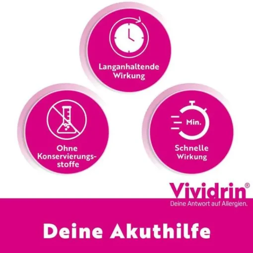 Vividrin® Azelastin EDO® Akuthilfe bei Heuschnupfen und Allergien, 20X0.6 ml