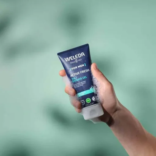Weleda for Men Active Fresh 3in1 Shower Gel, 200 ml