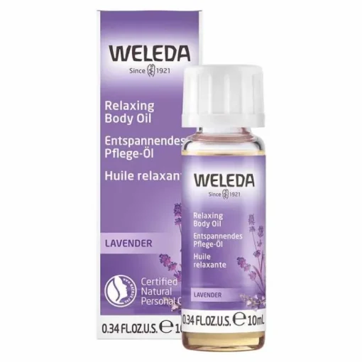 Weleda Lavendel entspannendes Pflege-Öl Mini, 10 ml