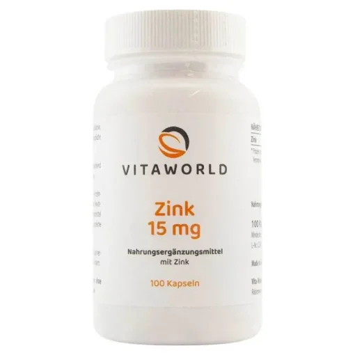 Zink 15 mg Zinkgluconat Kapseln, 100 St