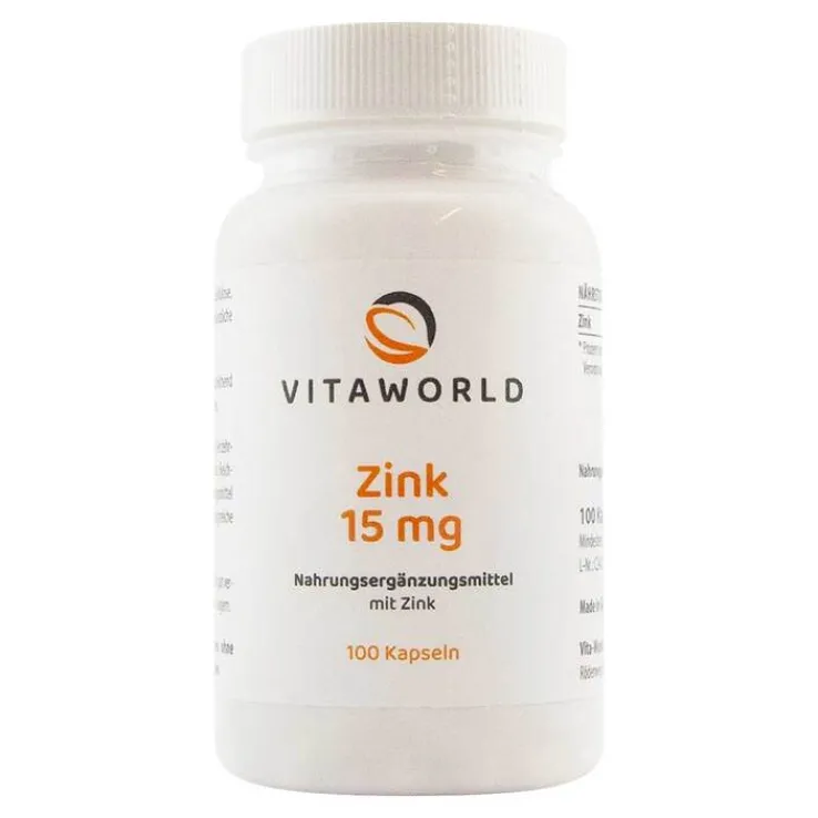 Zink 15 mg Zinkgluconat Kapseln, 100 St