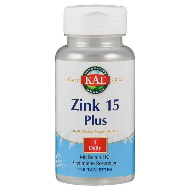 Zink 15 Plus Tabletten, 100 St