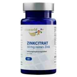 Zinkcitrat 30 mg Kapseln, 60 St